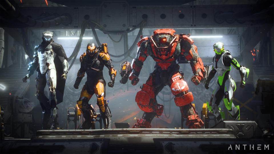 Gamers would love to play BioWare's new loot shooter Anthem but there's oneproblem: the game keeps shutting off their console
