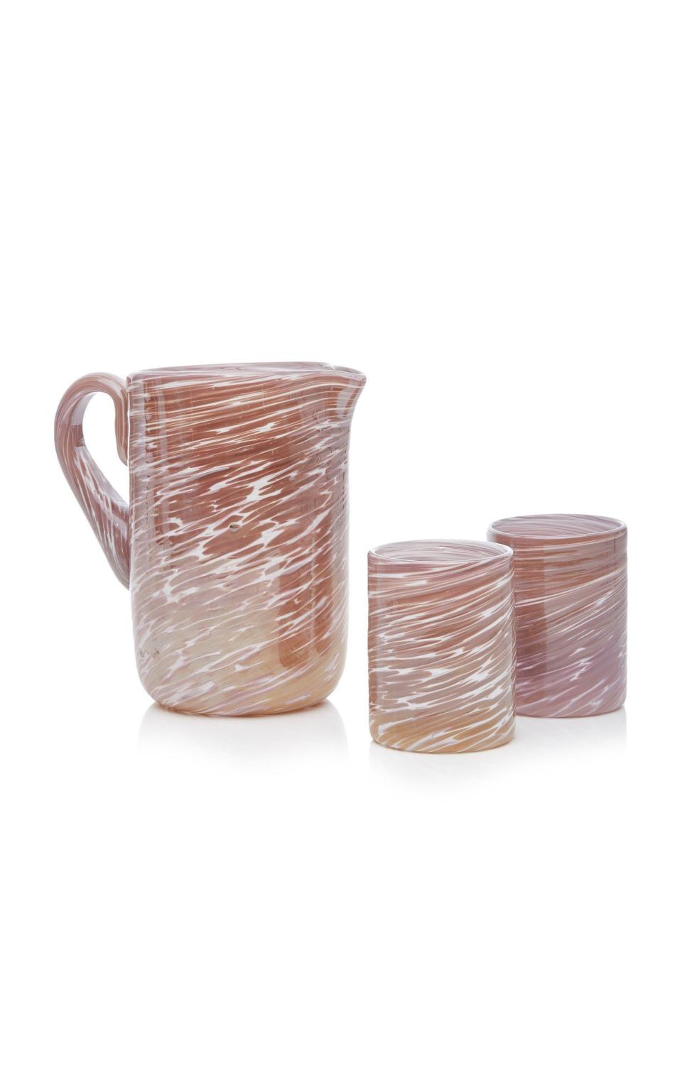 9) Pitcher And Glass Set