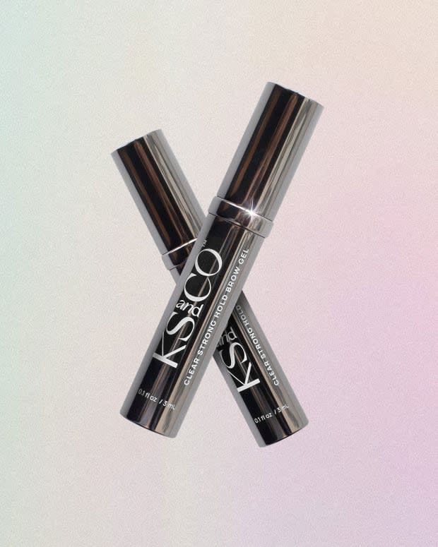 KS & Co Clear Strong-Hold Brow Gel, $32, <a href="https://theksandco.com/collections/brow-products/products/clear-strong-hold-brow-gel" rel="nofollow noopener" target="_blank" data-ylk="slk:available here;elm:context_link;itc:0;sec:content-canvas" class="link ">available here</a>.<p>Photo: Courtesy of KS & Co</p>