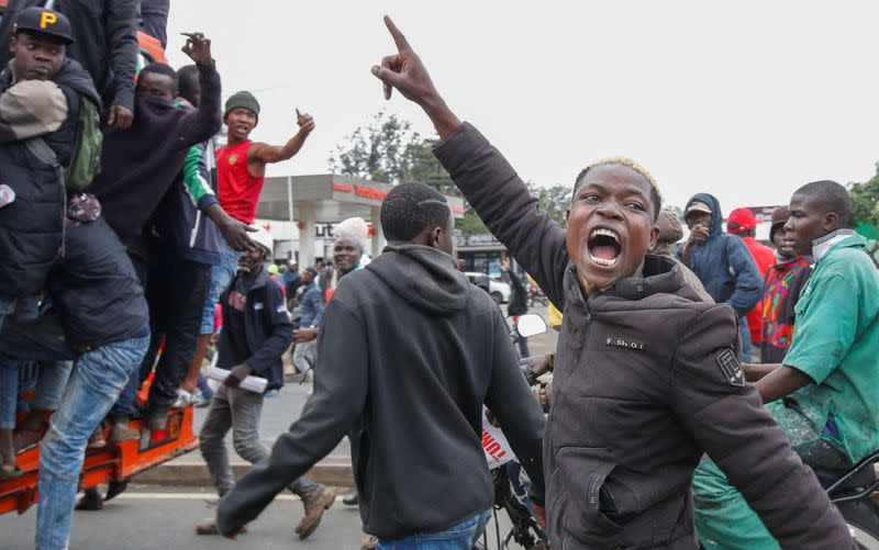 Anti-government protests dubbed "Saba Saba (7th of July) People's March", at the Kamukunji grounds in Nairobi