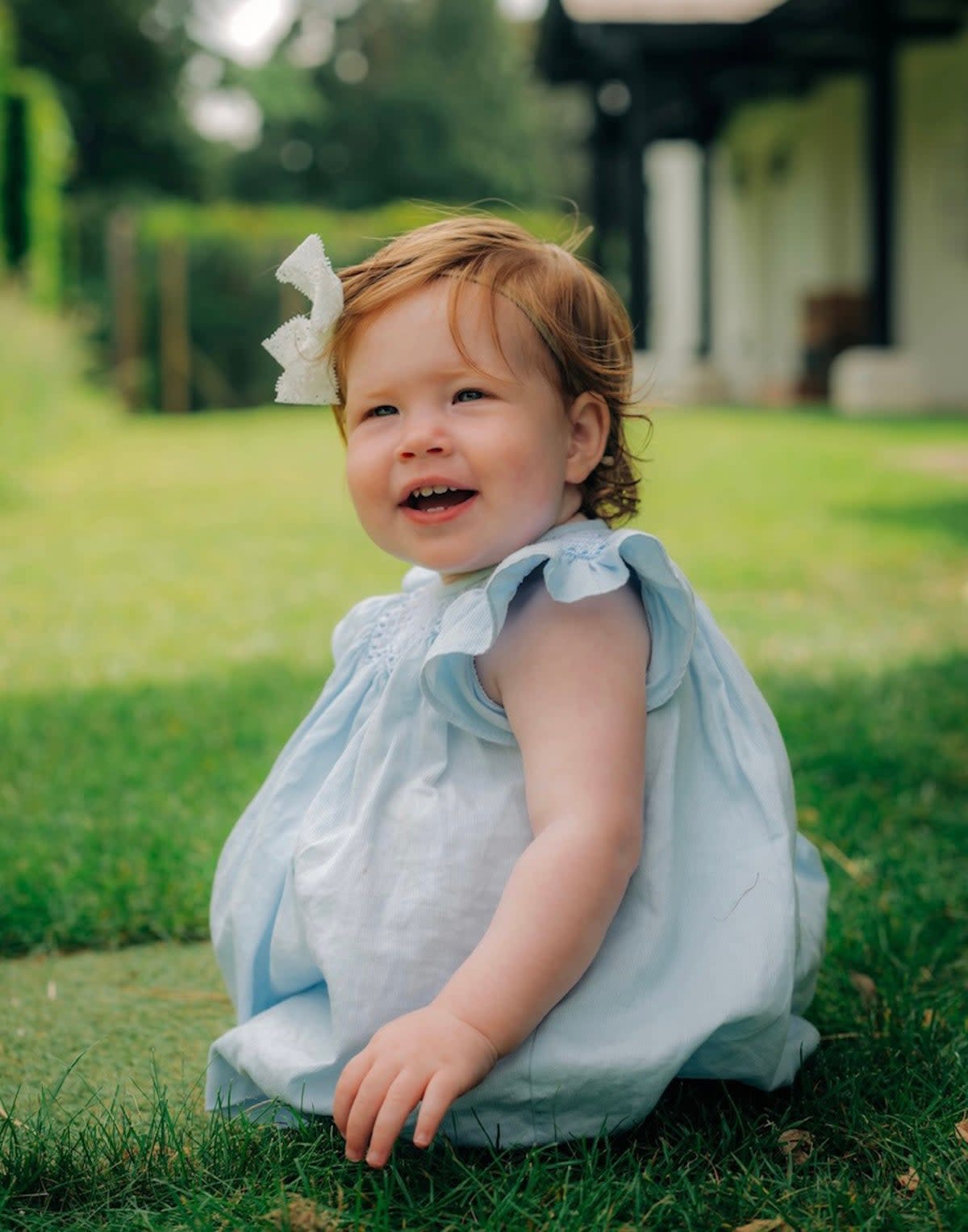 Portrait of Lilibet Diana on her first birthday (PA)