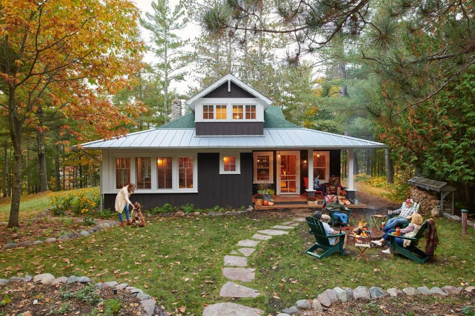 lakeside cabin