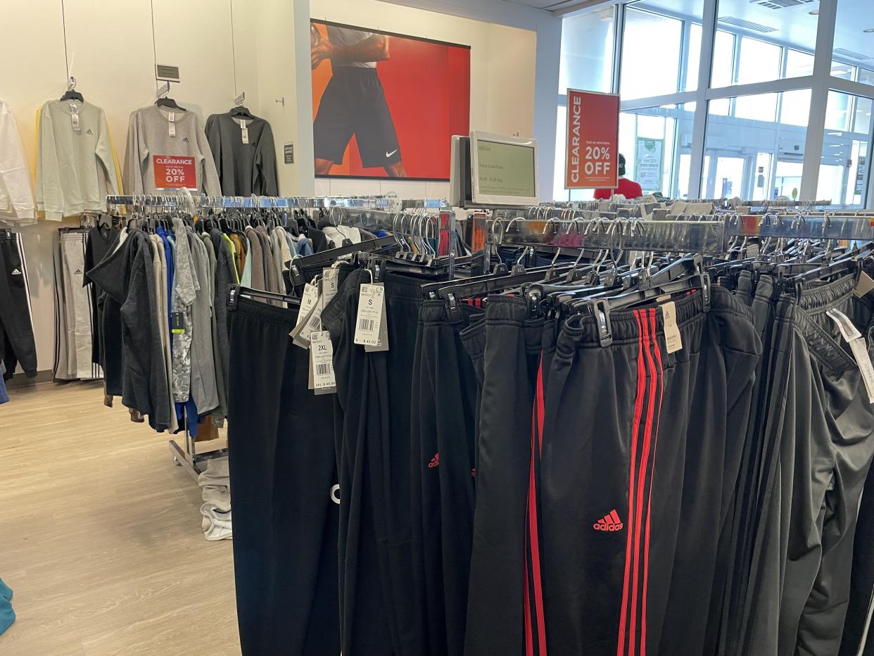Kohl's best hope the average gym goer is lifting weights 7x a week and destroying their clothes in the process if they want to move all of this inventory soon.