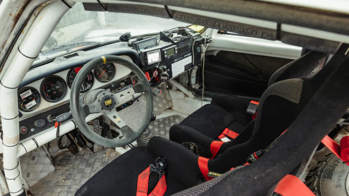 The stripped-down, race-worn interior. - Credit: Dennis Noten