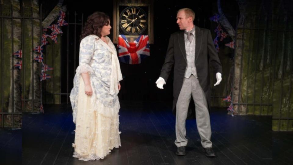 Isle of Wight County Press: Lucy Hinkley as Phyllis and Andy Kay as Strephon, in Iolanthe.