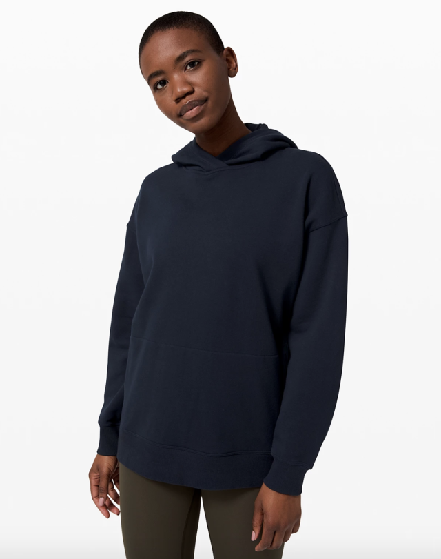 Lululemon Perfectly Oversized True Black Crew Terry Sweatshirt Sweater 6, - Lululemon clothing - Black