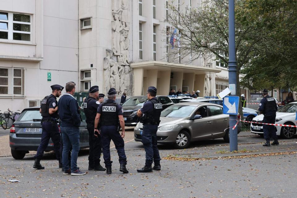 A former pupil of the school, aged in his 20s, has reportedly been arrested (AFP/Getty Images)