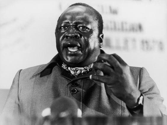 Ugandan leader Idi Amin set a deadline of 90 days for the expulsion of most of the country’s Asians in 1972 (Getty)