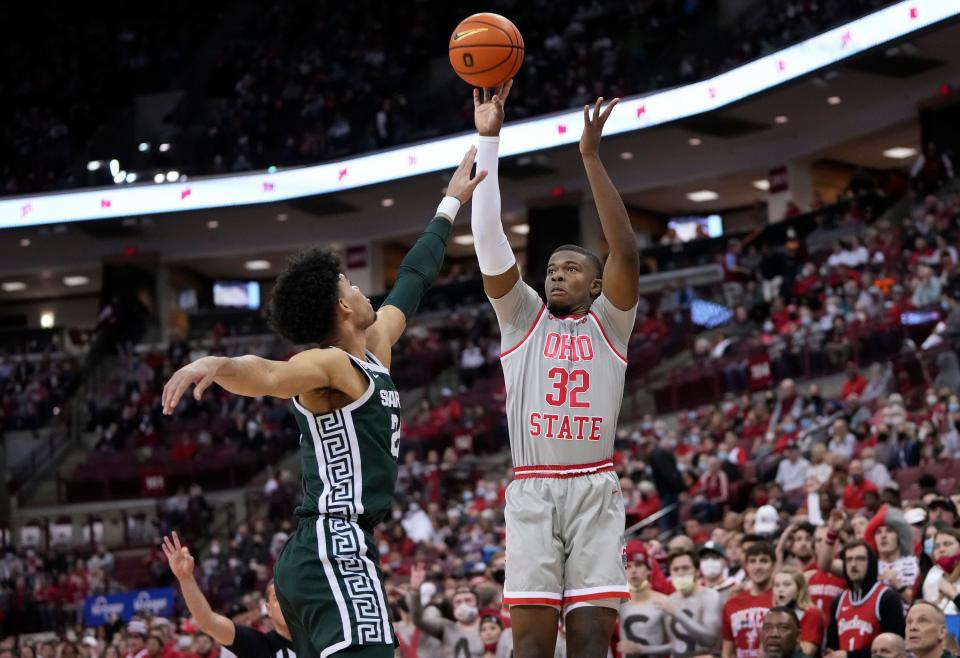 E.J. Liddell averaged 19.4 points, 7.9 rebounds, 2.6 blocks and 2.5 assists per game this season.