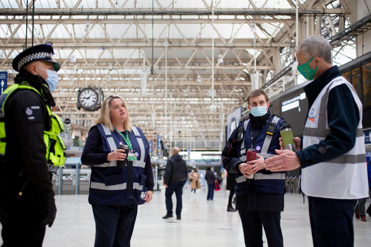 <p>Waterloo Station</p> (Abbie Trayler-Smith)