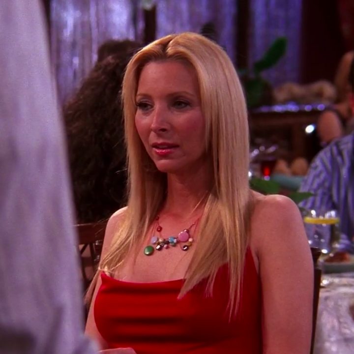 Phoebe wearing a tank maxi dress