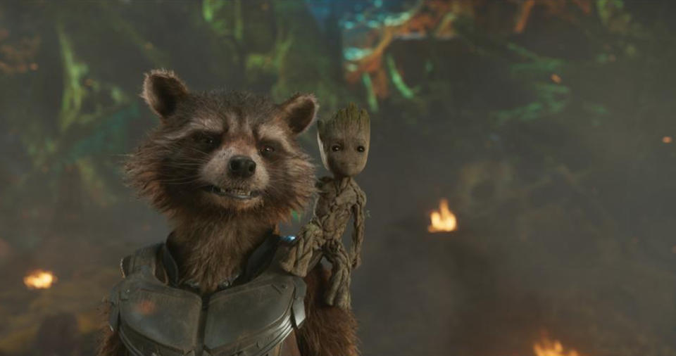 Rocket and Groot