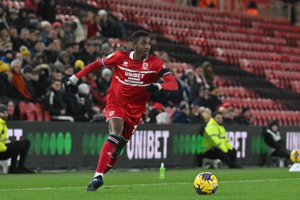 Middlesbrough winger Isaiah Jones <i>(Image: Tom Banks)</i>