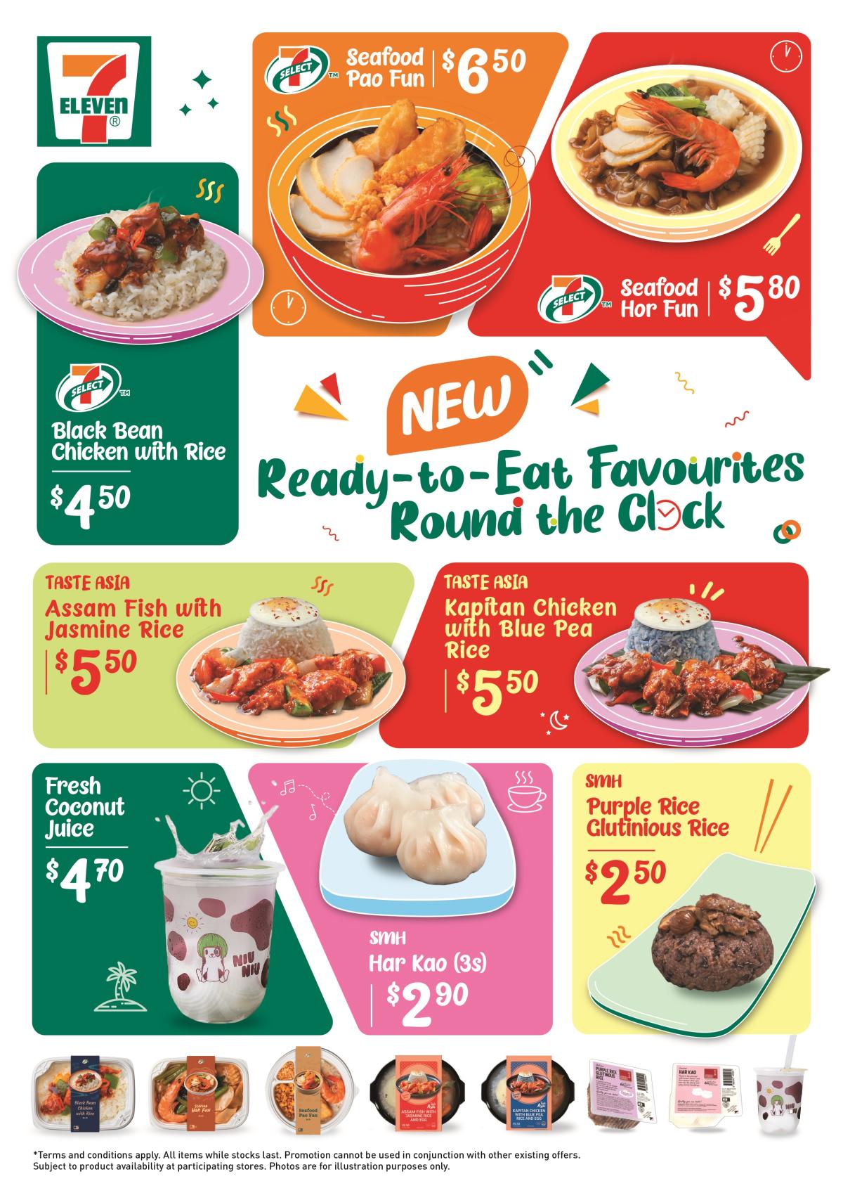 Recharge your batteries with 7-Eleven’s new Comfort Food menu featuring ready-to-eat local delicacies