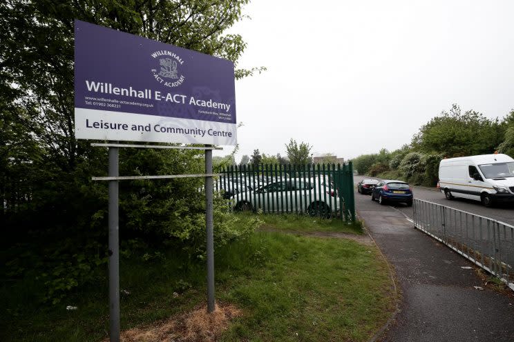 Britain’s worst school? Willenhall E-ACT Academy, near Walsall (SWNS)