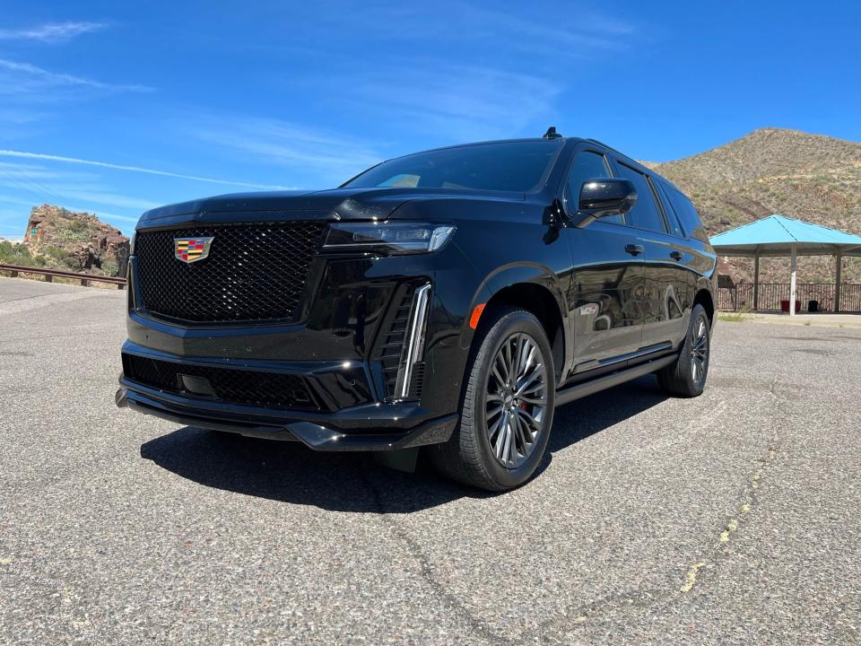 The 2023 Cadillac Escalade-V SUV embodies everything a Cadillac should be.
