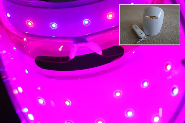 Light therapy promises to give your complexion the clarity you’ve always dreamed of (Picture: Ed Bov/Yahoo)