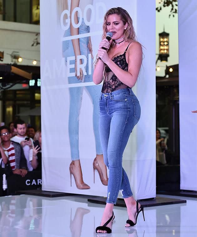 The reality star has come under fire for her overpriced new denim range. Photo: Getty images