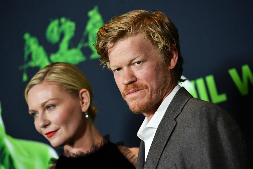 Actors Kirsten Dunst and Jesse Plemons arrive for "Civil War" special screening