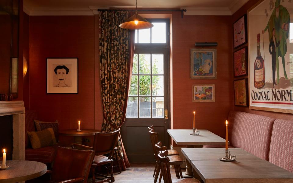 Isabella Worsley added door curtains to the Walmer Castle pub in Notting Hill