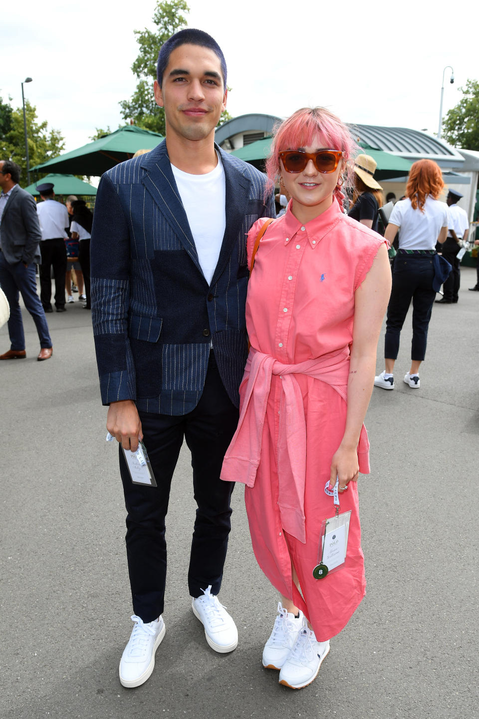 Day six of Wimbledon 2019: Maisie Williams and Reuben Selby