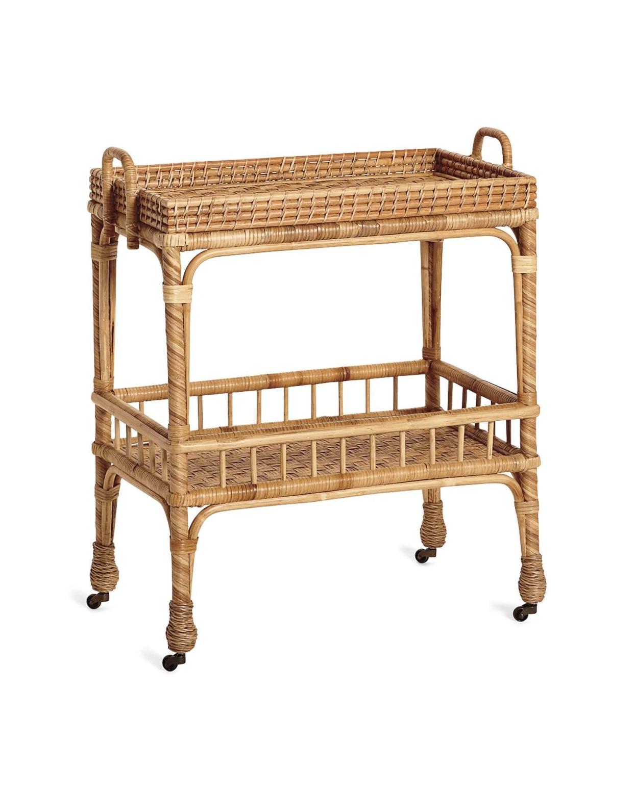 <p><a href="https://go.redirectingat.com?id=74968X1596630&url=https%3A%2F%2Fwww.serenaandlily.com%2Fproducts%2Fsouth-seas-rattan-side-cart%2F15044&sref=https%3A%2F%2Fwww.elledecor.com%2Fshopping%2Fhome-accessories%2Fg61234886%2F4th-of-july-serena-and-lily-sale%2F" rel="nofollow noopener" target="_blank" data-ylk="slk:Shop Now;elm:context_link;itc:0;sec:content-canvas" class="link rapid-noclick-resp">Shop Now</a></p><p>South Seas Rattan Side Cart</p><p>serenaandlily.com</p><p>$398.00</p>