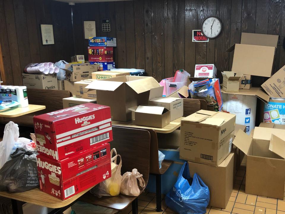 Bill’s Donut Shop in Centerville is sending off donated supplies that will be sent to those affected by the flooding in Kentucky.