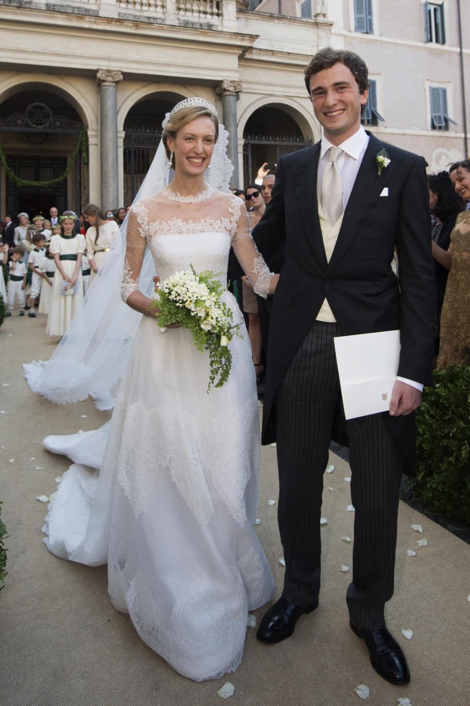 Prince Amedeo de Belgique et Nobile Elisabetta Rosboch von Wolkenstein