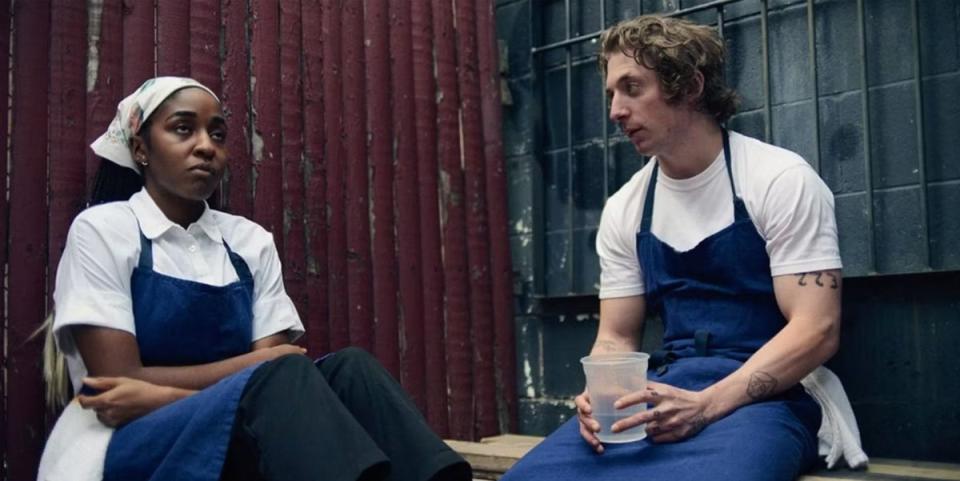 Ayo Edebiri and Jeremy Allen White in ‘The Bear’ (FX)