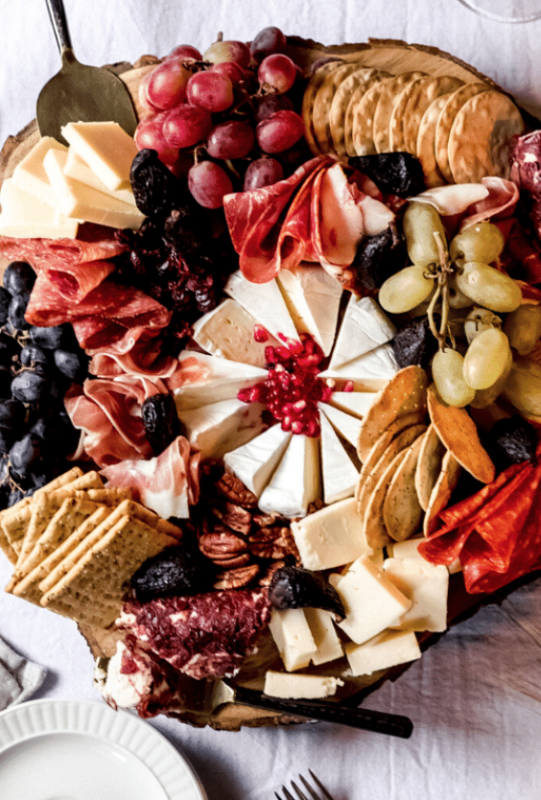 <p>Wanderlust and Wellness</p><p>Build a gorgeous Thanksgiving charcuterie board this holiday season that will keep your hungry guests at bay!</p><p><strong>Get the recipe: <a href="https://wanderlustandwellness.org/thanksgiving-charcuterie-board/" rel="nofollow noopener" target="_blank" data-ylk="slk:Thanksgiving Charcuterie Board;elm:context_link;itc:0;sec:content-canvas" class="link ">Thanksgiving Charcuterie Board</a></strong></p><p><strong>Related: <a href="https://parade.com/846991/felicialim/10-terrific-thanksgiving-side-dishes-your-guests-will-love/" rel="nofollow noopener" target="_blank" data-ylk="slk:Terrific Thanksgiving Sides Your Guests Will Love;elm:context_link;itc:0;sec:content-canvas" class="link ">Terrific Thanksgiving Sides Your Guests Will Love</a></strong></p>