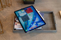 <p>Photos of Apple’s 13-inch iPad Air, released in 2024</p> 