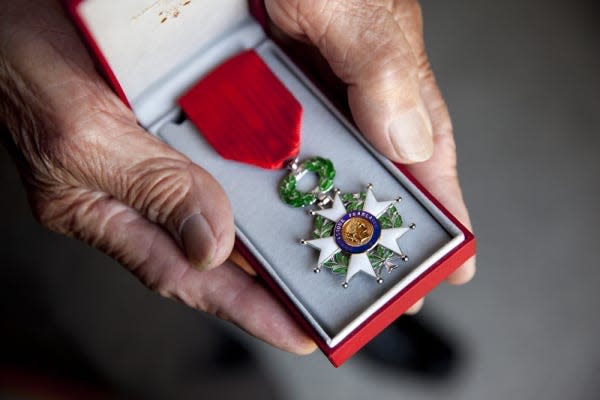 The French Legion of Honor Medal dates back to the Napoleonic Era and is France's highest decoration. Dean Preston, 98, of Pekin will formally receive the medal Aug. 22.