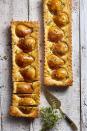 <p>A sweet apricot glaze gives these juicy pears a glossy shine and a delicious flavor.</p><p><em><a href="https://www.goodhousekeeping.com/food-recipes/dessert/a46069/lemon-thyme-pear-tart-recipe/" rel="nofollow noopener" target="_blank" data-ylk="slk:Get the recipe for Lemon and Thyme Pear Tart with Apricot Glaze »;elm:context_link;itc:0;sec:content-canvas" class="link ">Get the recipe for Lemon and Thyme Pear Tart with Apricot Glaze »</a></em> </p>