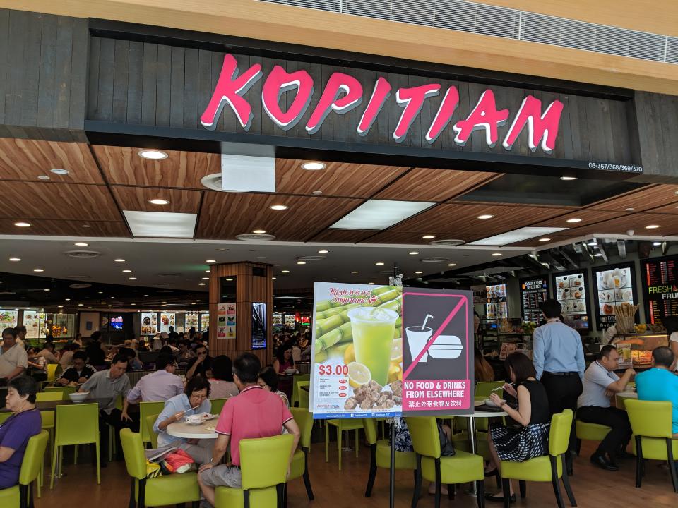 Kopitiam’s food court. (Yahoo News file photo)