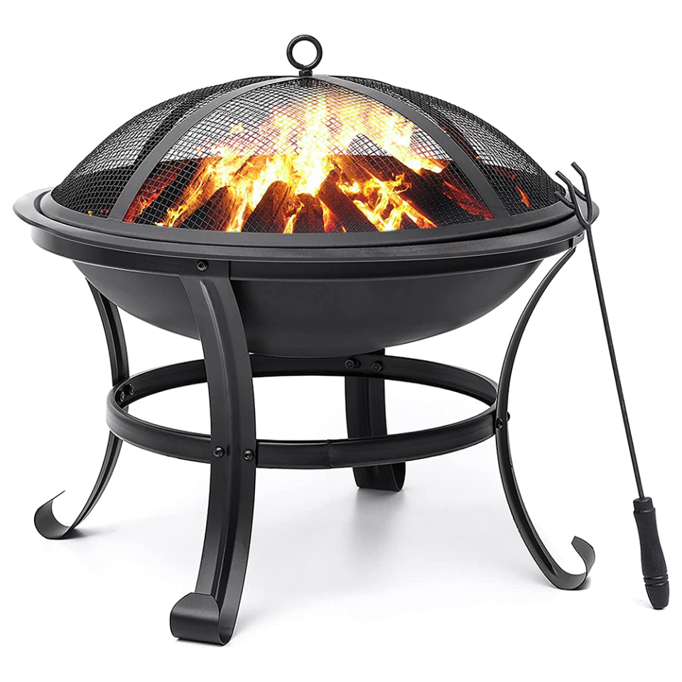 <p><a href="https://go.redirectingat.com?id=74968X1596630&url=https%3A%2F%2Fwww.walmart.com%2Fip%2FKingSo-22-inch-Wood-Burning-Fire-Pit-Camping-Picnic-Bonfire-Patio-Outside-Backyard-Garden-Small-Steel-Firepit-Bowl-Spark-Screen-Log-Grate-Poker%2F690484960&sref=https%3A%2F%2Fwww.countryliving.com%2Fshopping%2Fg46674031%2Fwalmart-presidents-day-sale-2024-outdoor-furniture%2F" rel="nofollow noopener" target="_blank" data-ylk="slk:Shop Now;elm:context_link;itc:0;sec:content-canvas" class="link ">Shop Now</a></p><p>Wood Burning Fire Pit</p><p>walmart.com</p><p>$43.99</p>