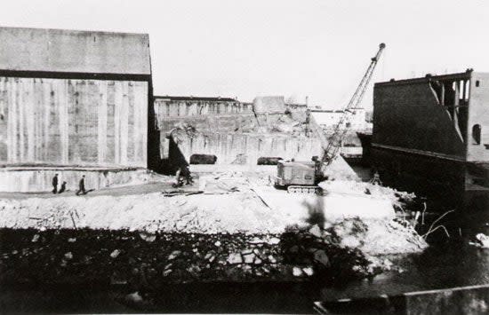 The Bunker pictured after the demolition. <em>Unknown author </em>