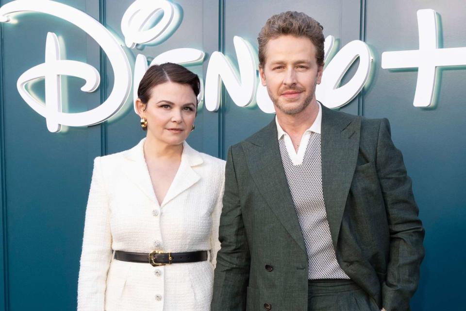 <p>Frank Micelotta/Disney via Getty</p> Ginnifer Goodwin and Josh Dallas attend the launch of Hulu on Disney+