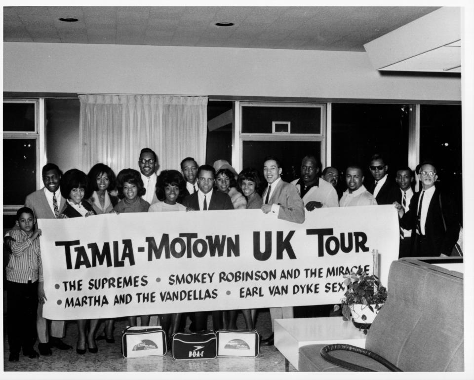 black and white Motown Records performers for tamla motown uk tour