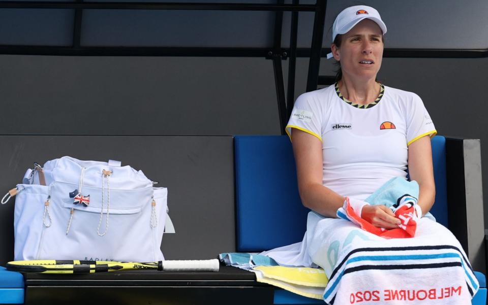 Like so many athletes, Johanna Konta is trying to find ways to stay fit during isolation - AFP