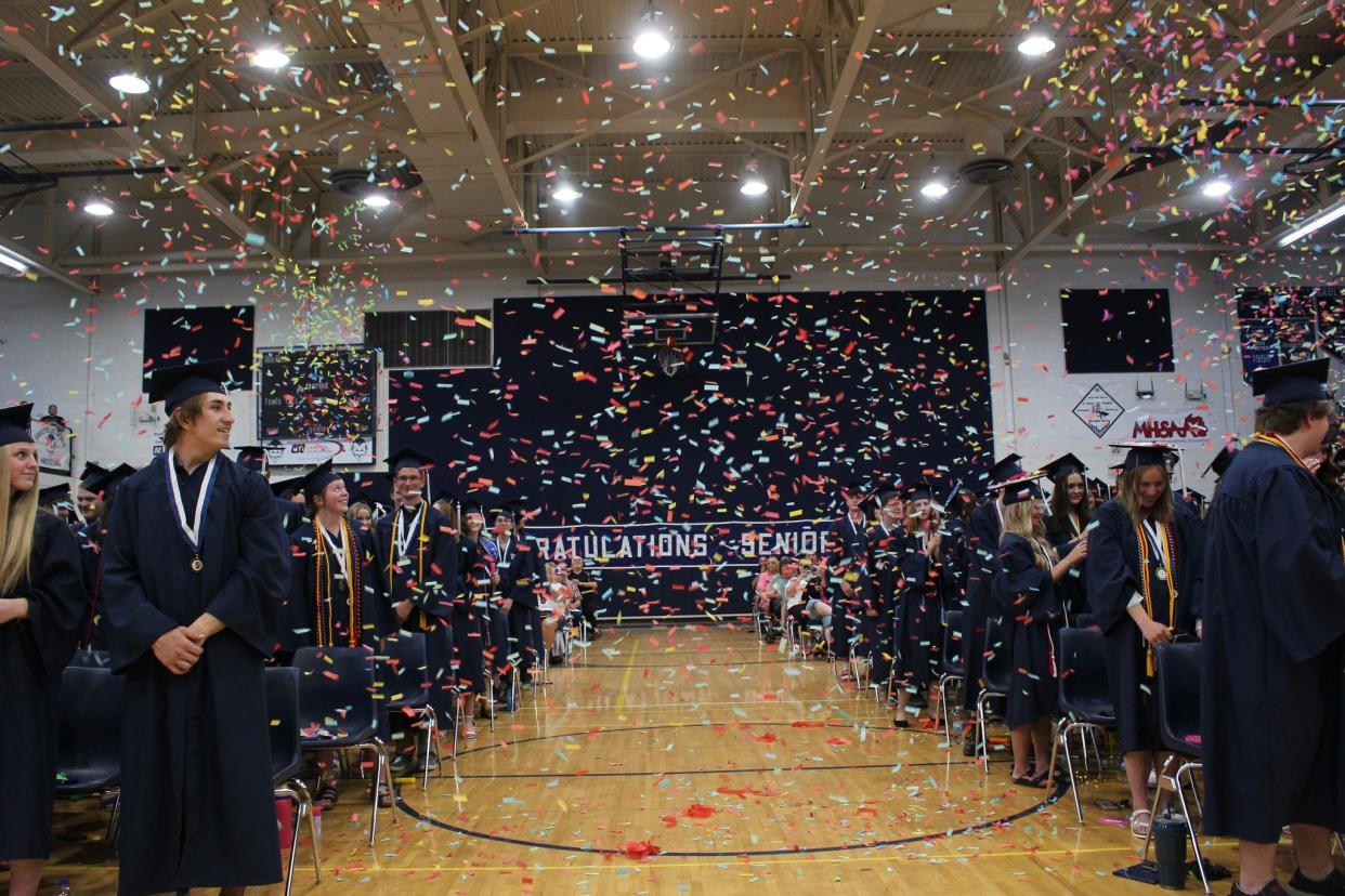 On Sunday, May 28, 145 Sault High students walked across the stage and graduated.