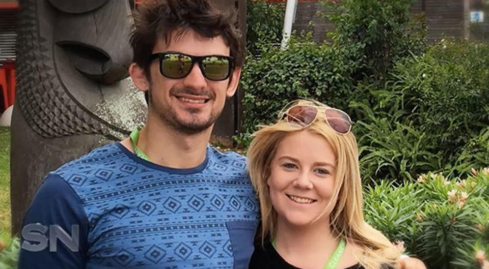 In April Sainsbury revealed she had broken up with her fiancé Scott <span>Broadbridge. Photo: </span>Sunday Night