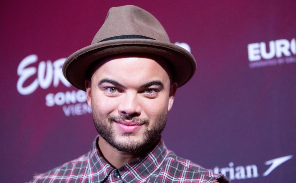 Singer Guy Sebastian representing Australia poses at a photocall of the 60th annual Eurovision Song Contest (ESC) in Vienna, Austria, 17 May 2015. The ESC 2015 consists of two semi-finals, which will take place on 19 and 21 May, and a grand final held on 23 May.  EPA/GEORG HOCHMUTH