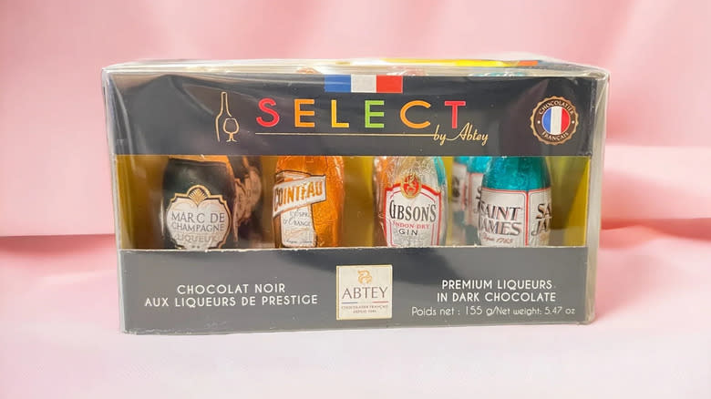 Abtey Select mini chocolate bottles