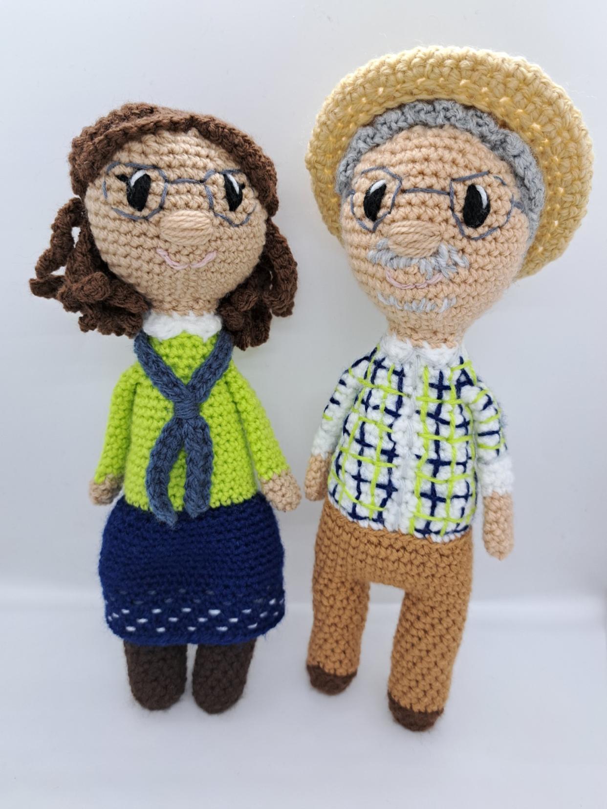 Crocheted doll