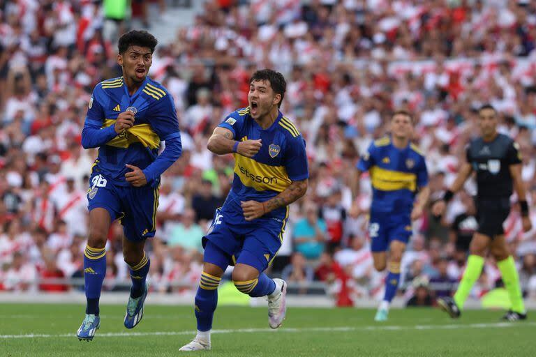 Boca Juniors se fue conforme del Monumental, donde igualó 1 a 1 con River en el Superclásico