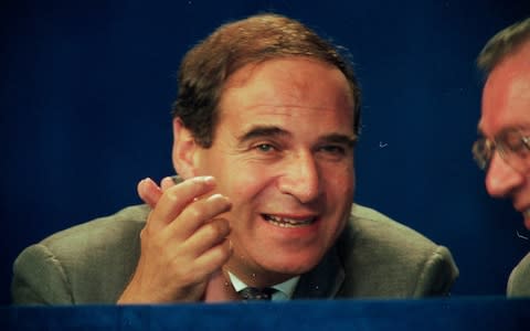 Leon Brittan, pictured in 1994, died before he was exonerated of Beech's claims - Credit: David Burges