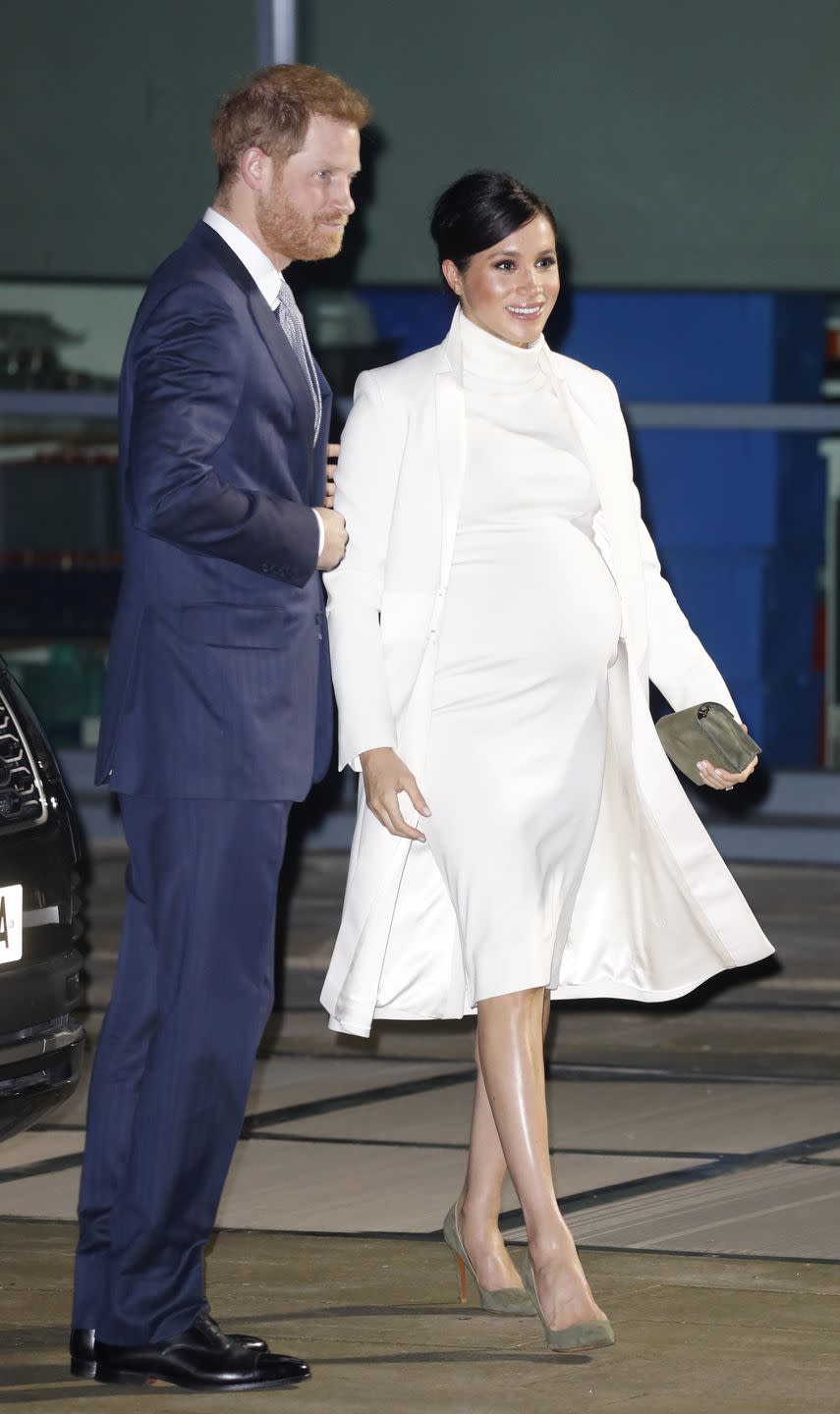 The Duke and Duchess arrive at the Natural History Museum.