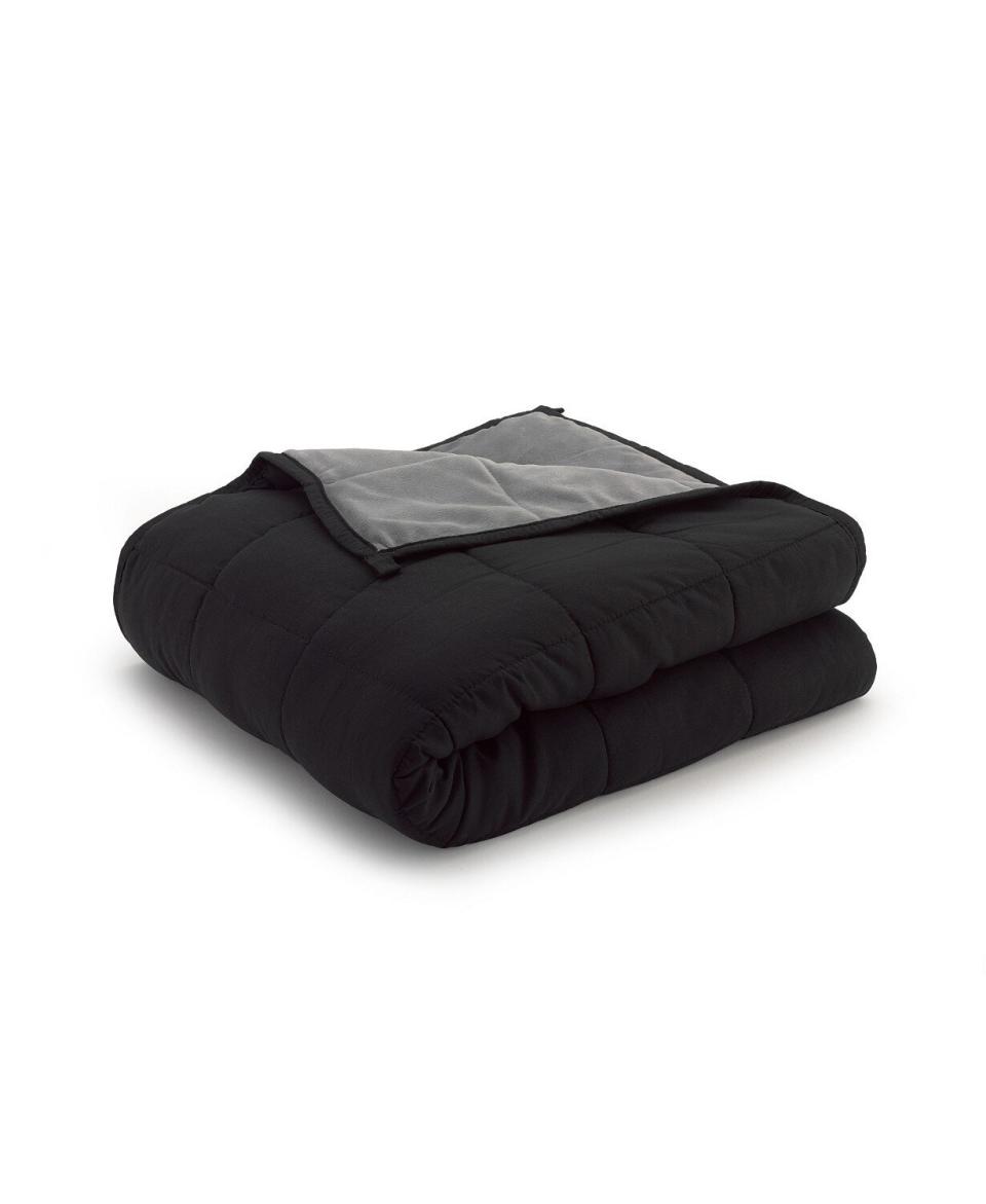 This weighted blanket is a whopping 80% off until Oct. 15. One side is made of a soft, mink-feeling fabric and the other is microfiber. <a href="https://fave.co/33WD252" target="_blank" rel="noopener noreferrer">Originally $214, get it now for $42 at Macy's</a>.