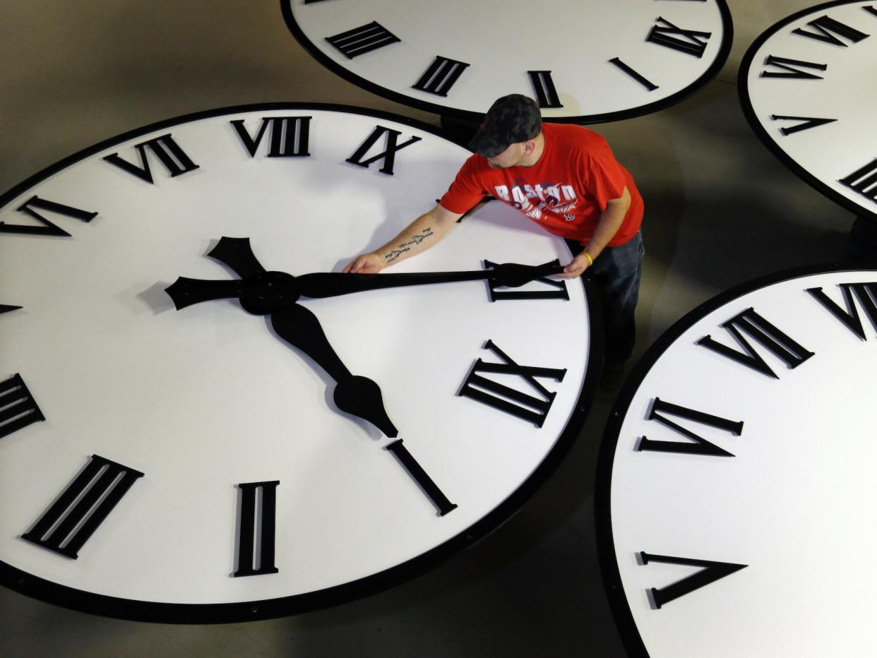 daylight saving time clock
