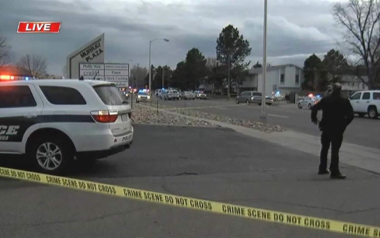 Police on the scene in Colorado Springs